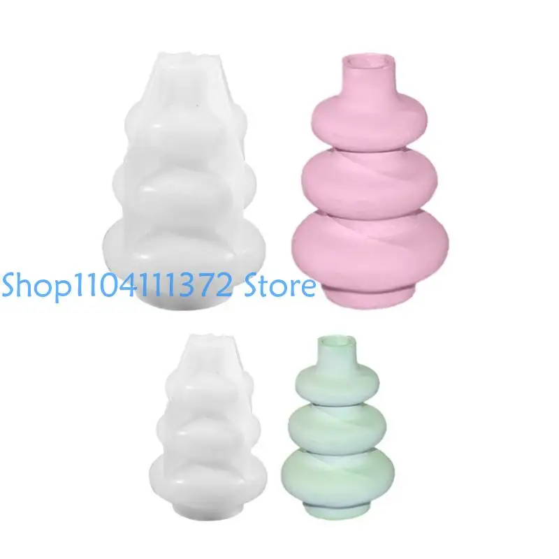 

P9FE Creative Round Vase Силиконовая плесень формы цветов