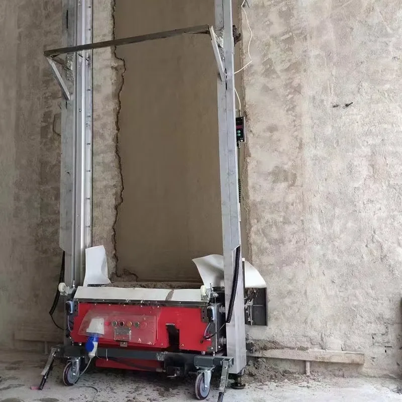 Automatic Wall And Ceiling Indoor And Outdoor Wall Plastering Machine On Sales 220V/380V Working Width 100cm/80cm