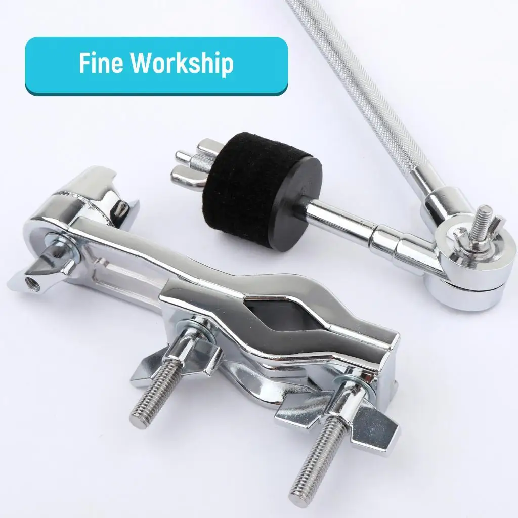 

Portable Cymbal Boom Rachet Tilt Drum Clamp Musical Instrument Accessory for Beginners Drum Training