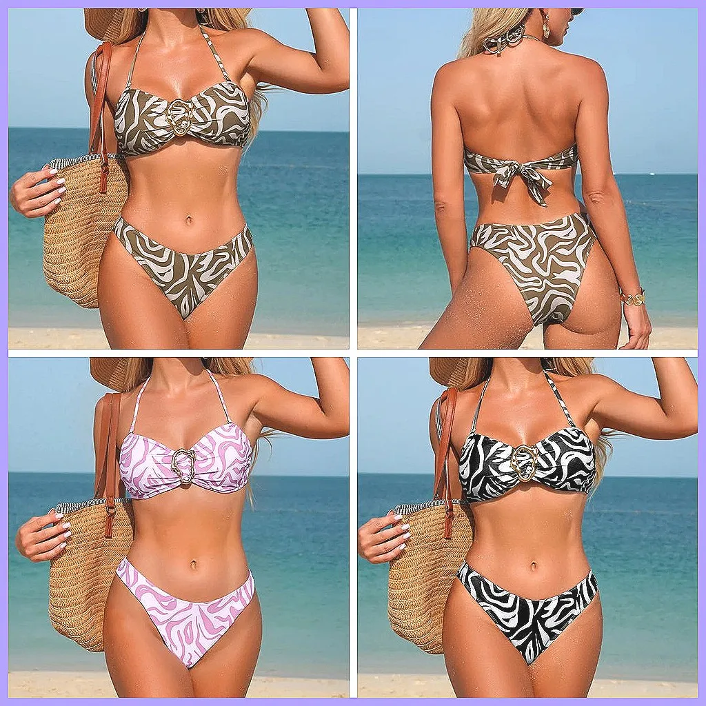 

Sexy Brazilian Bikini Set 2026 Women's Swimwear Two Piece Bathing Suit for Beach Pool