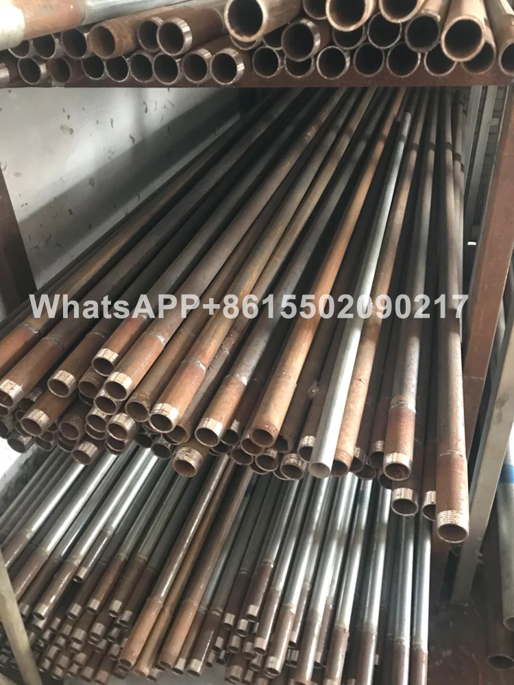 32mm1.5Mgalvanized pipe seamless tap water extension rod pipe laying machine thickened drill pipe/rhinestone aisle extension rod