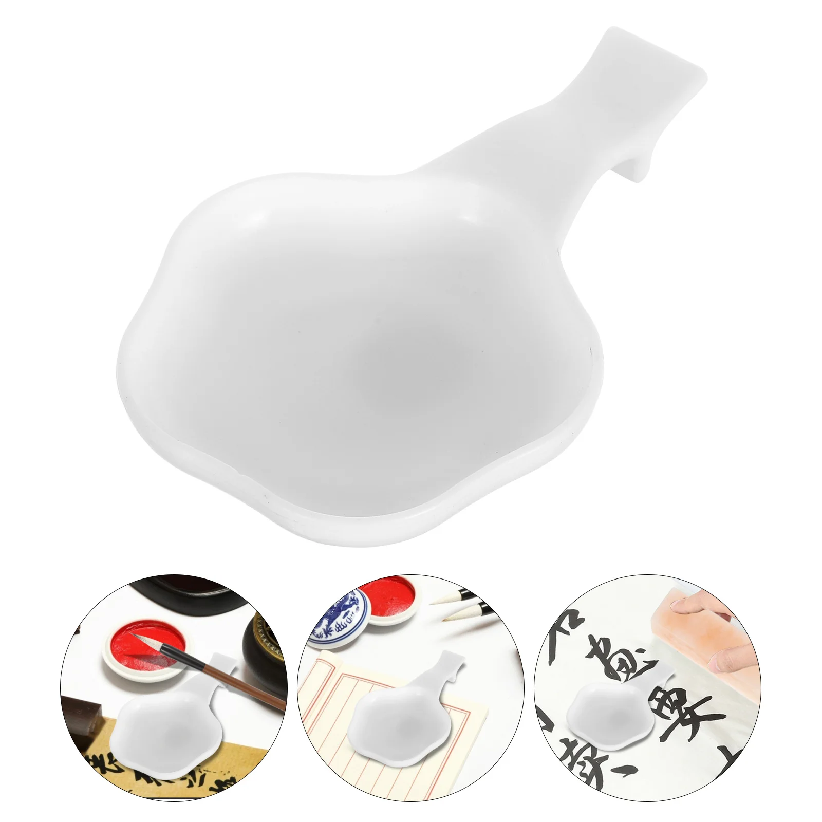 

20Pcs Water Butterfly Pen Tray Calligraphy Tools for Chinese Brush Washing Dish Plastic Clean Washer Art Stationery Supply