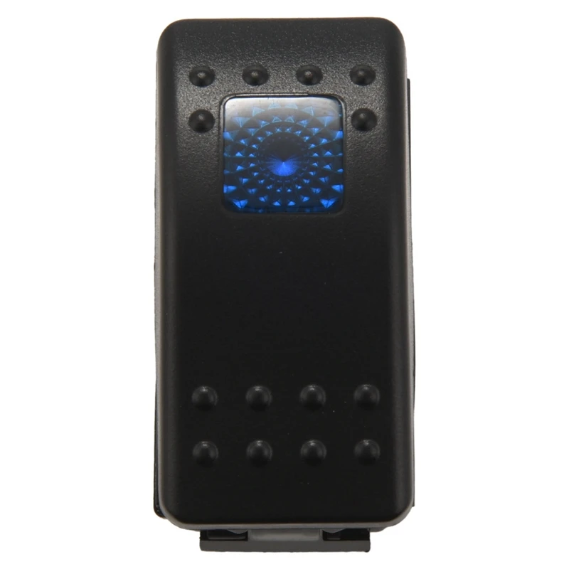 3X 12 В 20 А водонепроницаемый синий светодиод вкл/выкл лодка морской SPST 3P кулисный переключатель с подсветкой