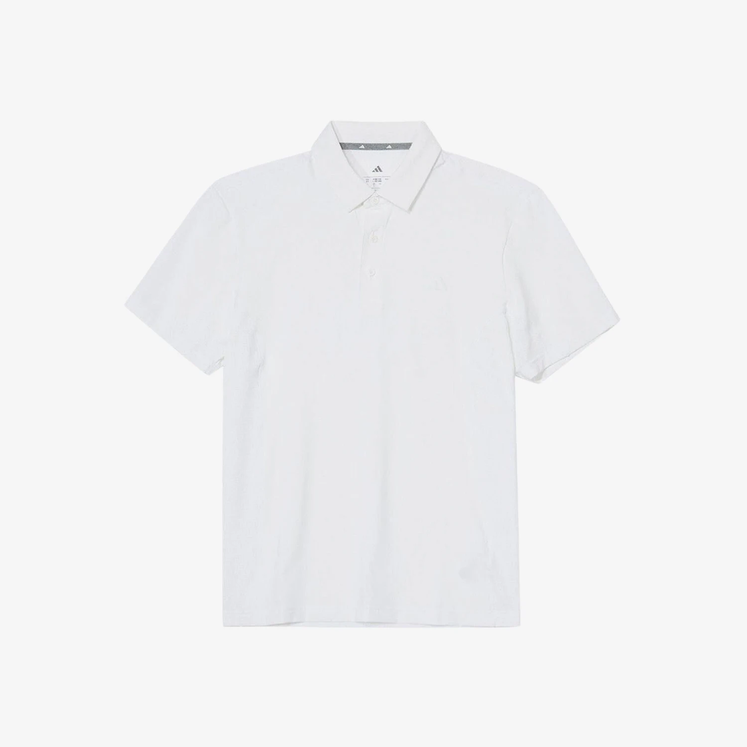 Adidas genuine new men's white golf lapel short sleeved polo shirt KD7244