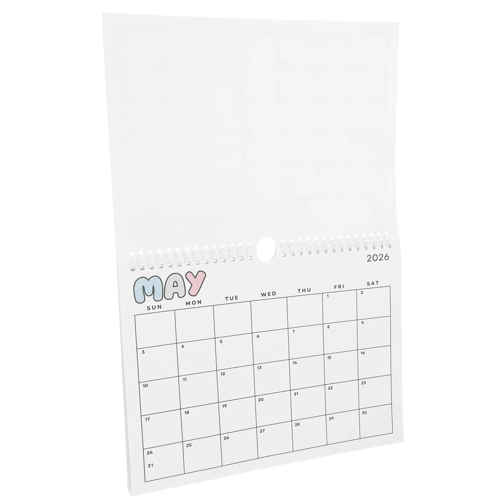 

2026 Wall Calendar Large Spiral Bound Monthly Hanging Planner for Office Home Scheduling Organizing 2026 Wall Calendar
