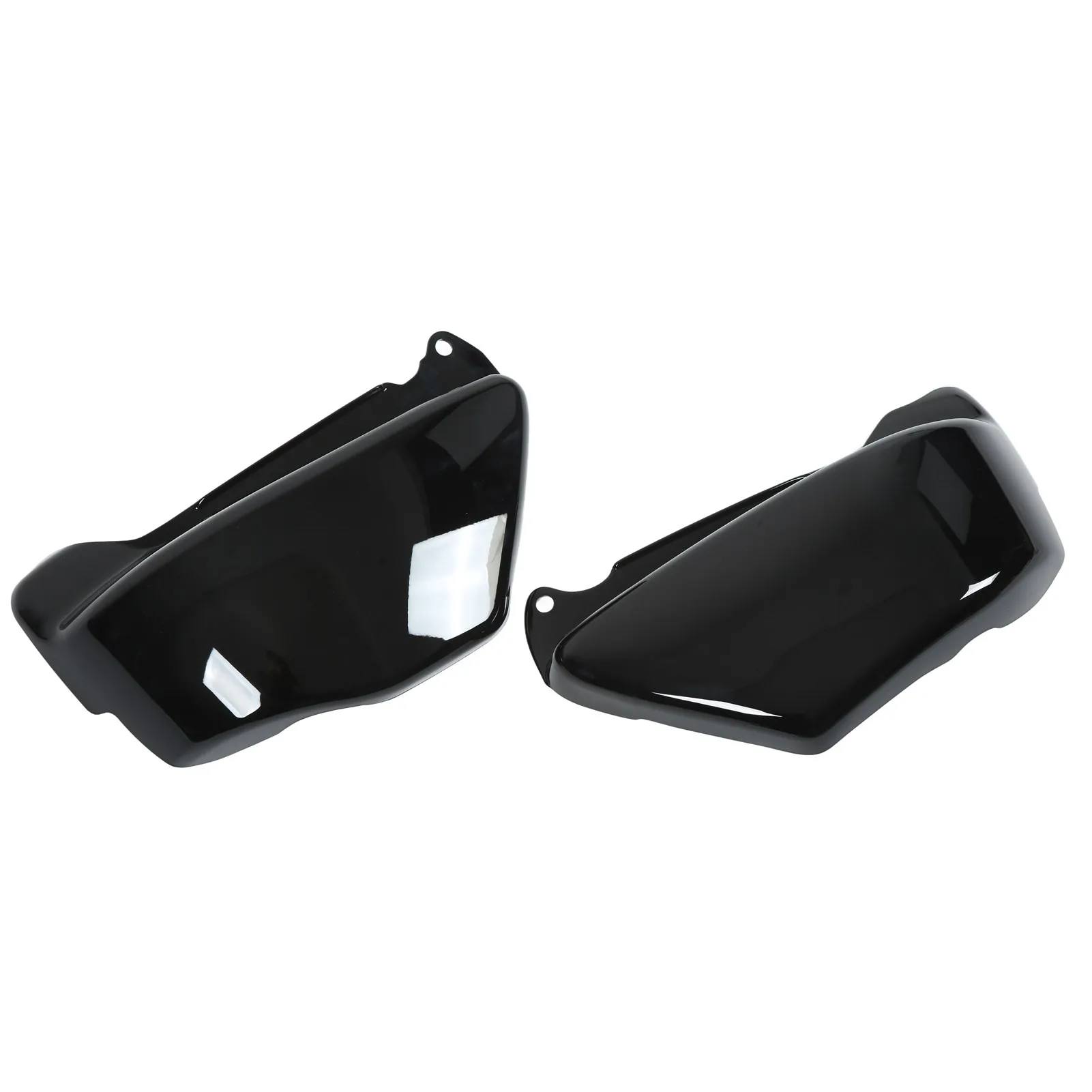 2Pcs Black ABS Wearproof Left Right Motorcycle Side Battery Fairing Cover For Honda Magna VF750 VF750C 1994-2004