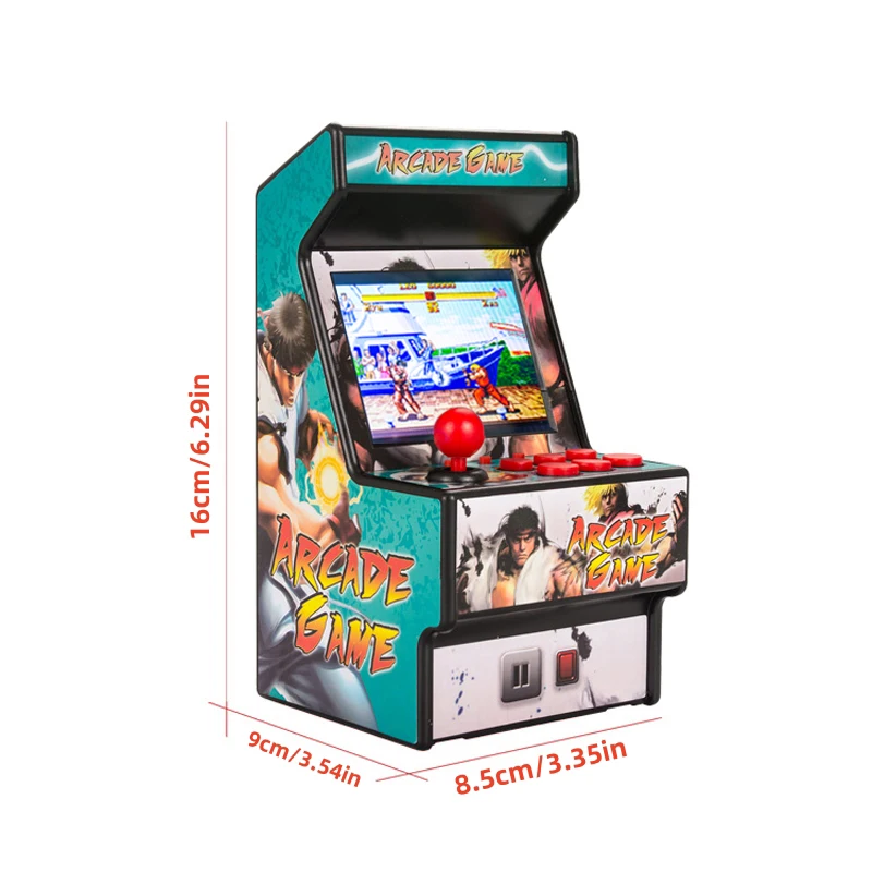 2.8-inch 16-bit Mini Handheld Video Arcade Game Portable Console (Built ...