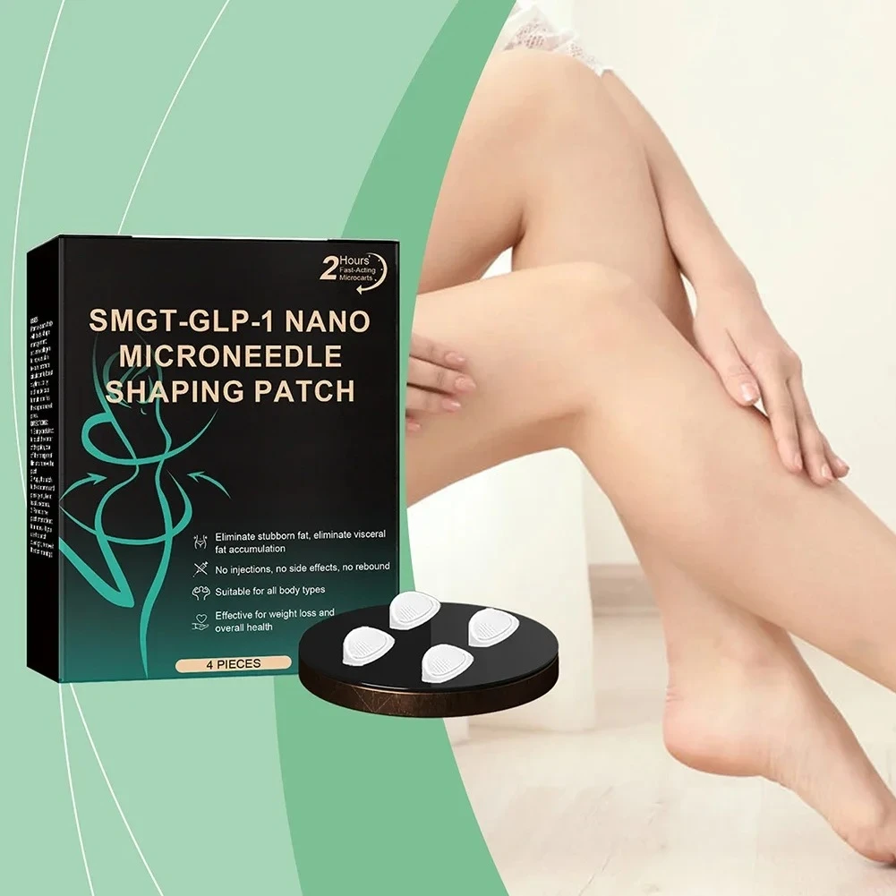 Patch a forma nano SMGT-GLP-1, cerotto GLP-1 a lungo effetto, cerotto ultrasottile per il corpo maschile e femminile, adatto per addome, cosce, braccia