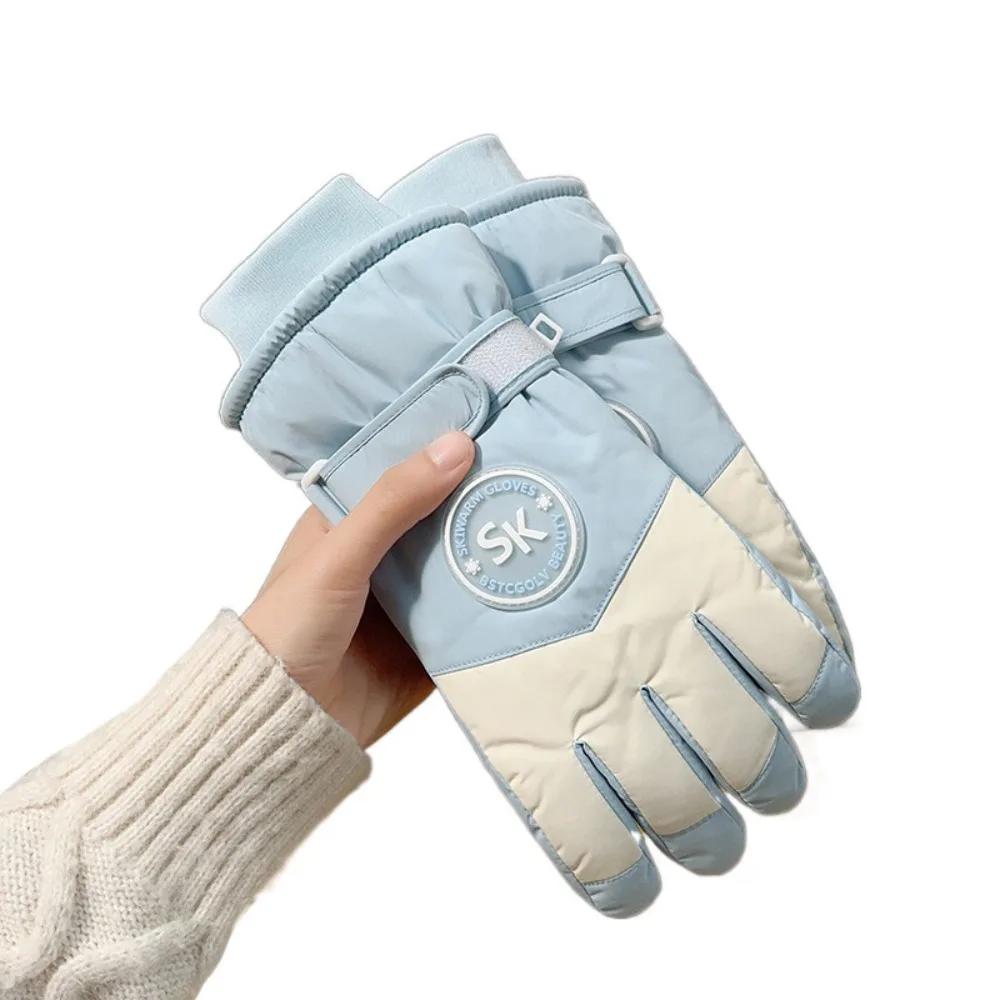 

Fashion Lining Ski Gloves Windproof Thick Cotton Touch Screen Gloves Waterproof Winter Warm Gloves Winter Season