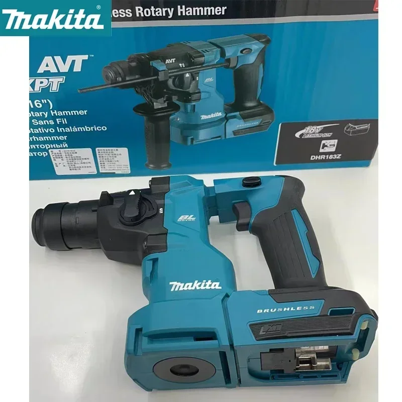 Makita DHR183 Cordless Rotary Hammer 18V LXT Lithium Brushless Power Tool Multifunctional Percussion Hammer Impact Drill DHR183Z