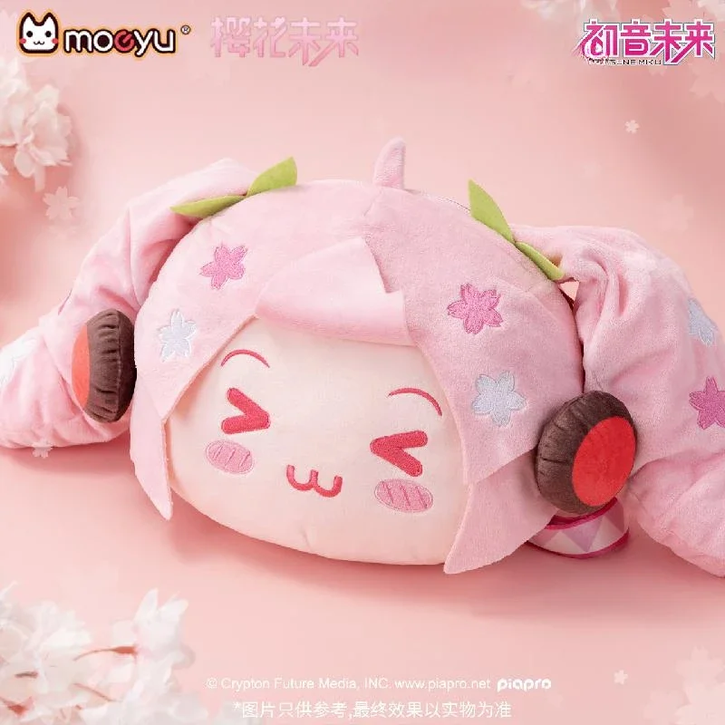 

2024New Hatsune Miku Plush Crossbody Bag Anime Miku Sakura Future Plush Doll Girl's Holiday Gift