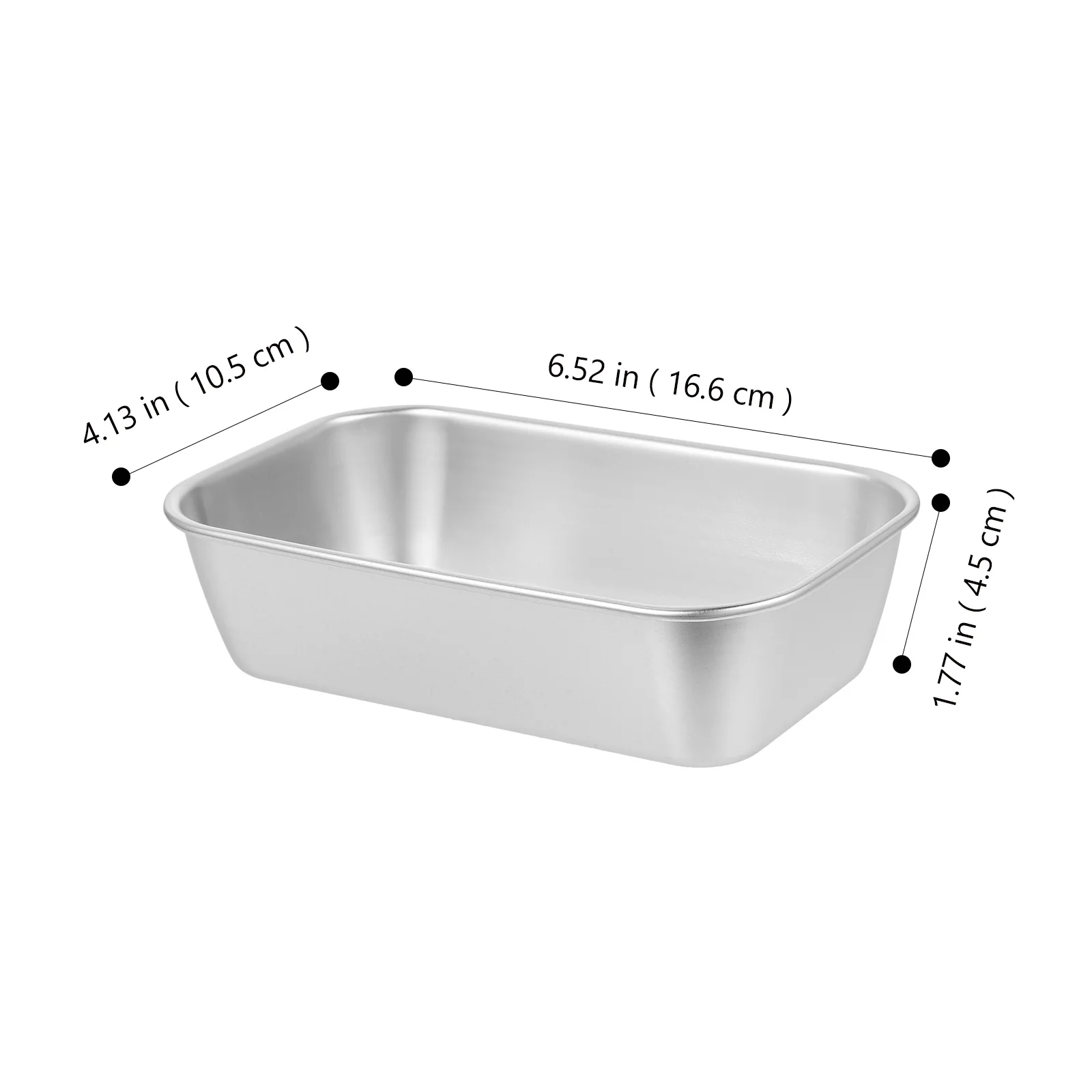 

Square Stainless Steel Multi-Function Snack Basket Bowl Fruit Salad Serving Bowl for Home Party Wedding Snack Container