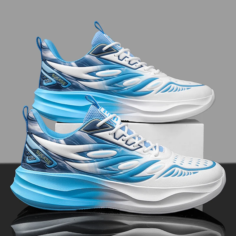 

ELUVA Men Casual Sneakers Breathable Sport Shoes Lightweight Outdoor Mesh Running Shoes Athletic Jogging Tenis Walking Shoes