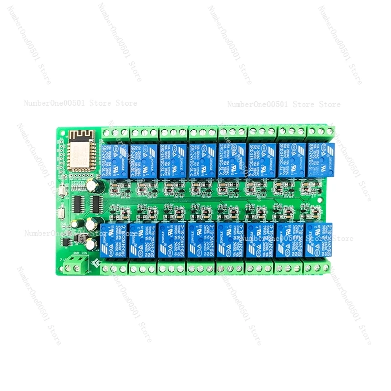 ESP8266 Wifi 16-Way Relay Control Module 16-Channel Switch Module ESP-12F Development Board