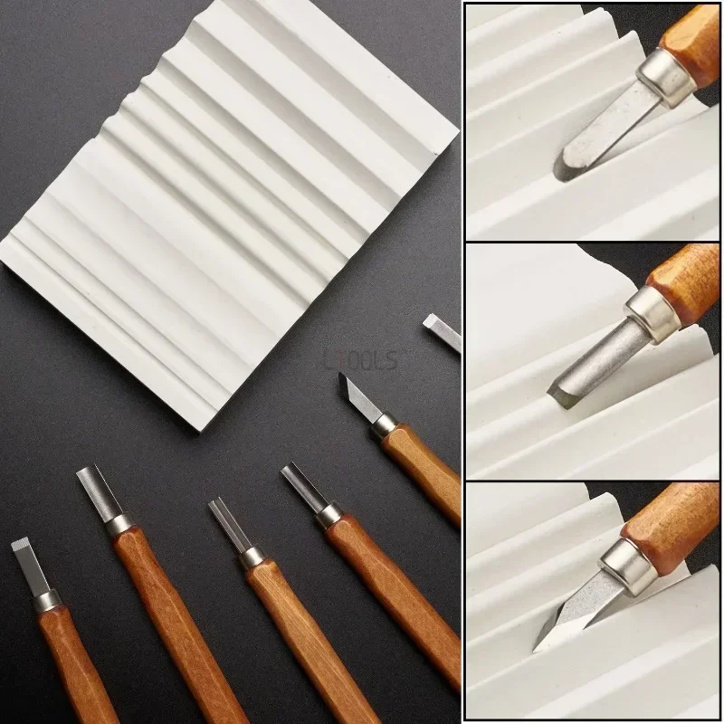 

Wood Carving Sharpener Multi Grooves Grindstone Carpentry Carving Chisel Polishing Specific Whetstone 1000 Grit Sharpening Stone