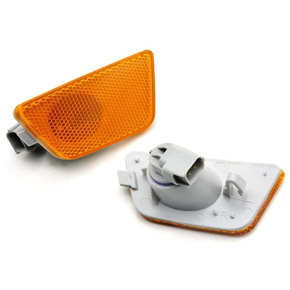 

For Chevy Cruze 2011-2015 Front Side Marker Reflector Right + Left Driver Front Bumper Turn Signal Width Signal Indicator Light