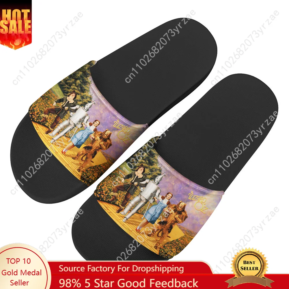 

The Wizard of Oz Flip Flops Home Slippers Mens Womens Teenager Family Slippers Bathroom Pool Casual Sandals Custom Water Shoes
