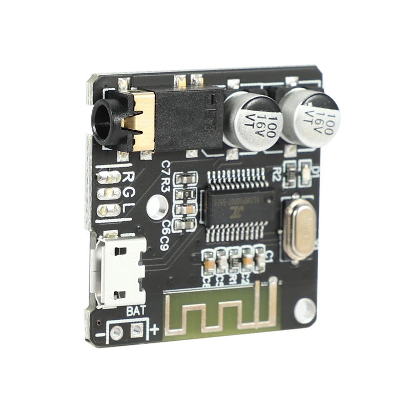 12Pcs VHM-314 V.20 Bluetooth Audio Receiver Board Bluetooth 5.0 MP3 Lossless Decoder Board With Lithium Battery Charging