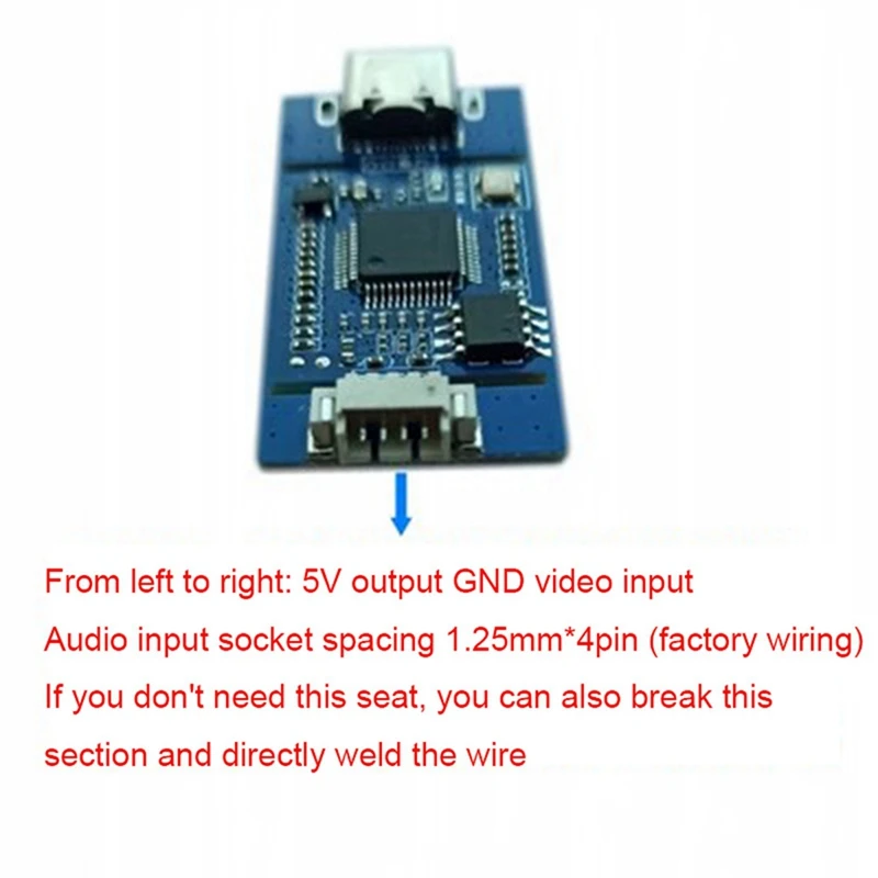 CVBS To USB Capture Analog Signal To Digital USB Camera Module CVBS To USB Module For Android Free Plug And Play