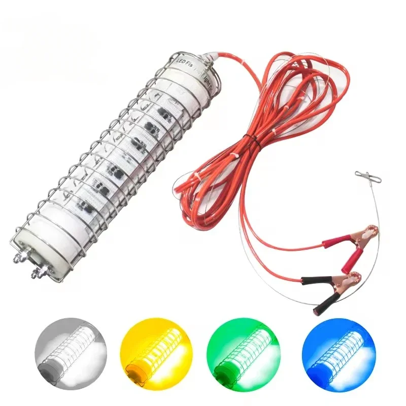 DC12V/ 24V 200W 300W 400W 600W LED Night Fishing Lights Underwater Attracting Fishing Light