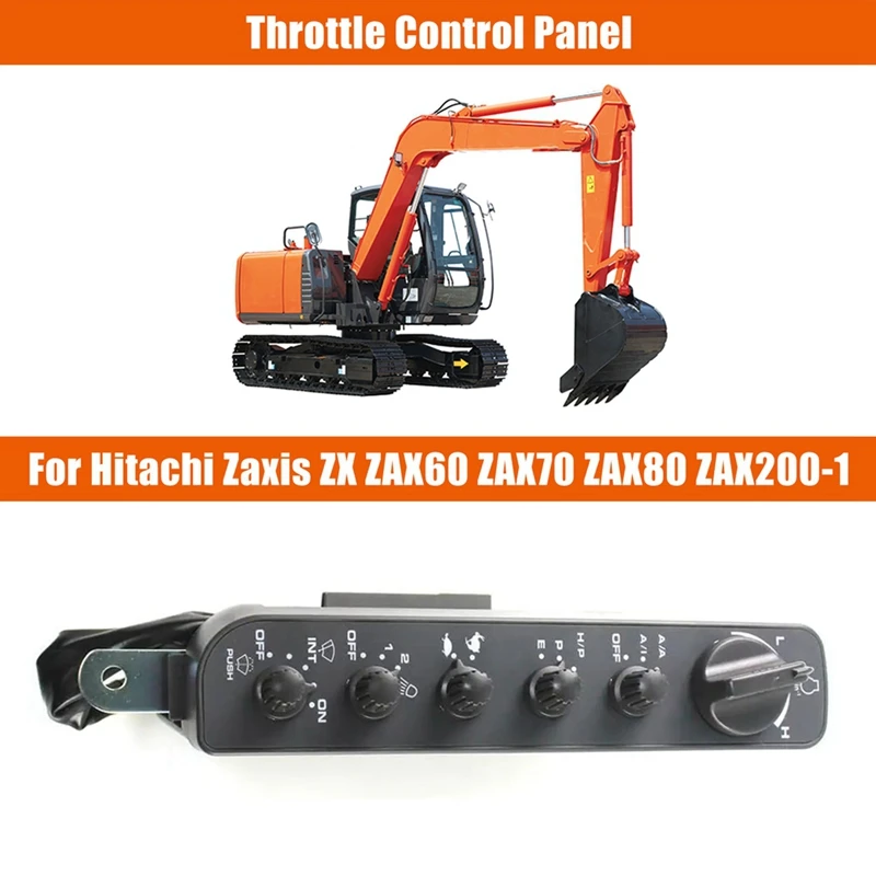 4454518 4426355 Lamp Wiper Throttle Control Panel Fits For Hitachi Zaxis ZX ZAX60 ZAX70 ZAX80 ZAX200-1 ZAX330 Parts