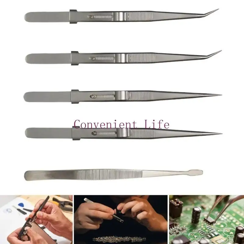 

L1EE Professional AntiStatic Precisions Technology Tweezers Fine Tip Flat Tweezers