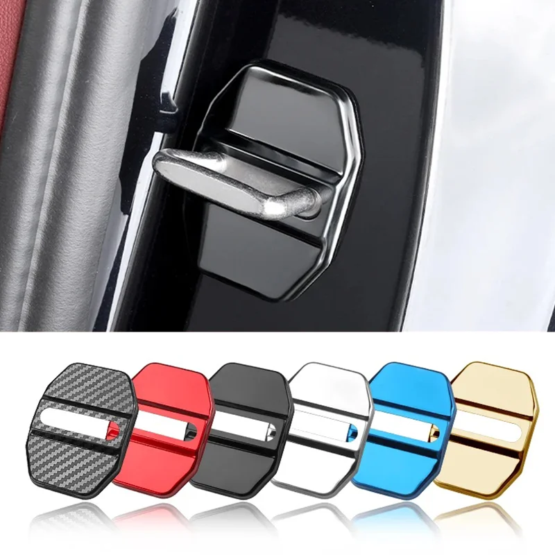 4PCS Car Door Lock Cover Stickers For BMW G30 G20 G32 6GT F20 F15 G11 X1 F48 X2 F39 X3 G01 X5 G05 X6 G06 X7 G07 Auto Accessories