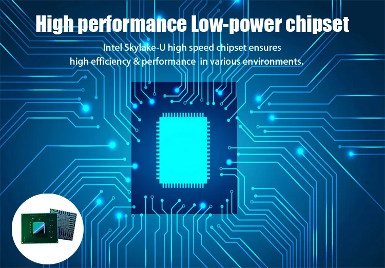 2020  Fanless Embedded Box PC J1900 Core I5 I7  Ops Industrial Embedded Mini Pc with Ddr4 16GB Memory