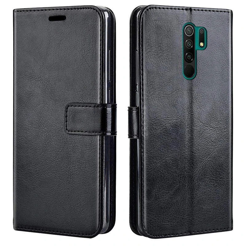 Flip leather case For Xiaomi Redmi 9 solf case Redmi 9 stand back phone case For Xiaomi Redmi 9A 9 Cover shell