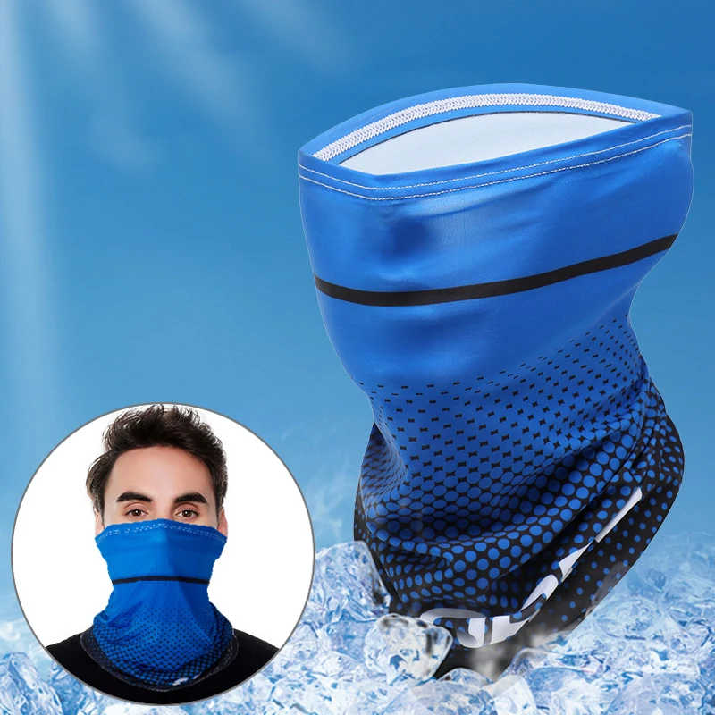 Cooling Neck Gaiter Bandana Face Mask for Men Neck Gaiters Summer Half Face Scarf Cover Sun UV Protection for Cycling Fishing