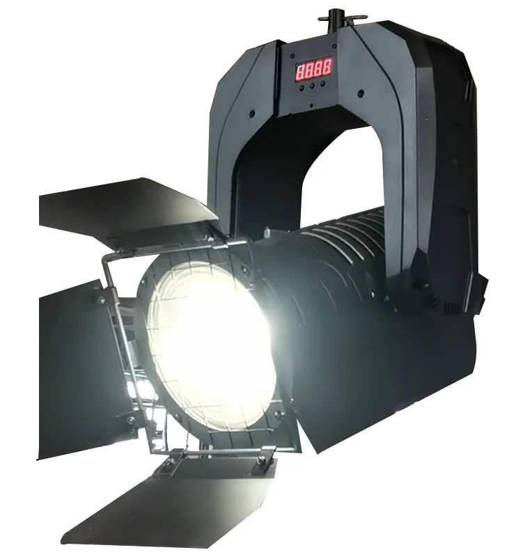Marca simar 100W /200w CRI 95 Elétrica motorizada de três ações Zoom levou Fresnel Spot Light para Estúdio