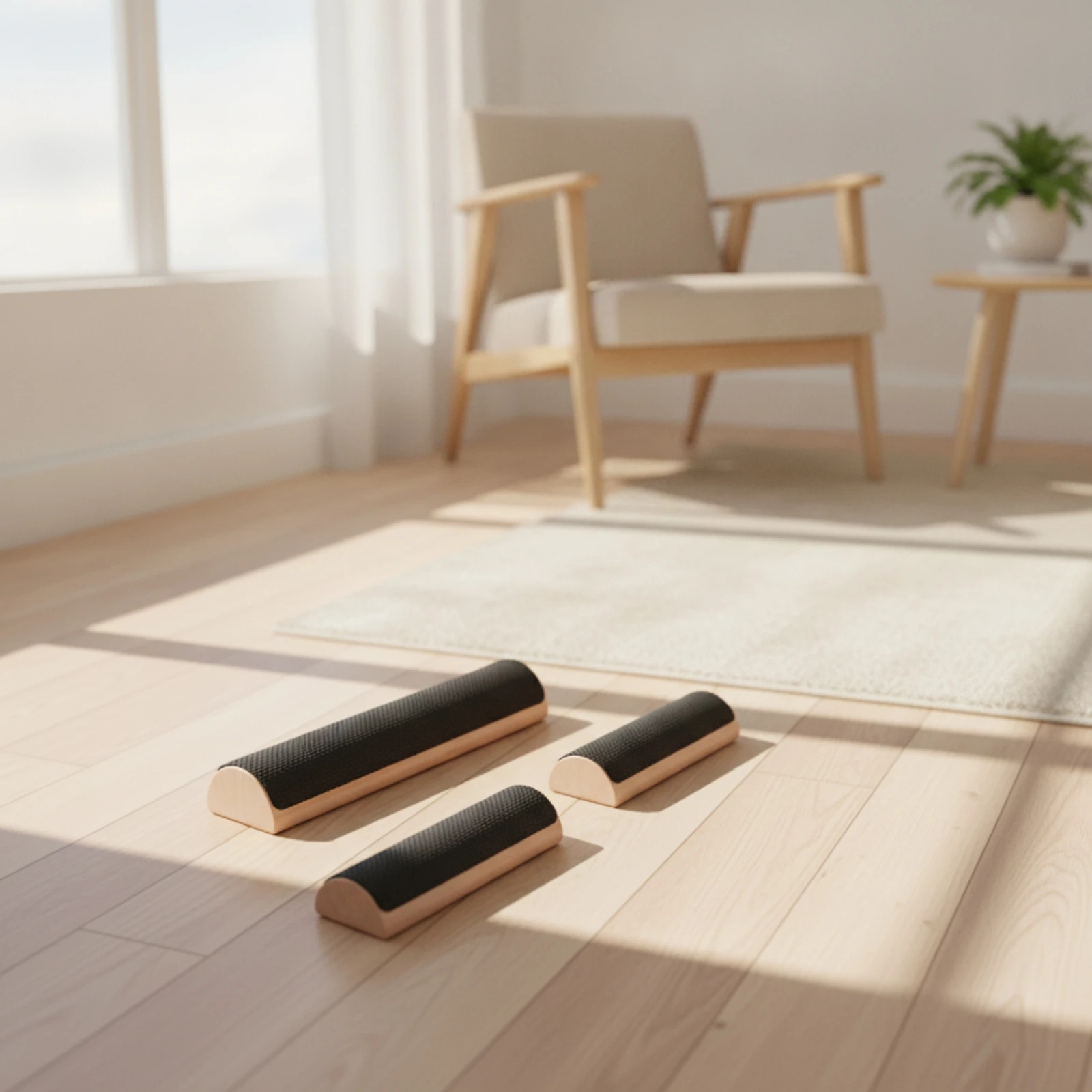 Foot Stretcher Angled Stretching Board with Wooden Strips Calf Stretch Board Long-Lasting Wedge Stretcher Stable for Athletes