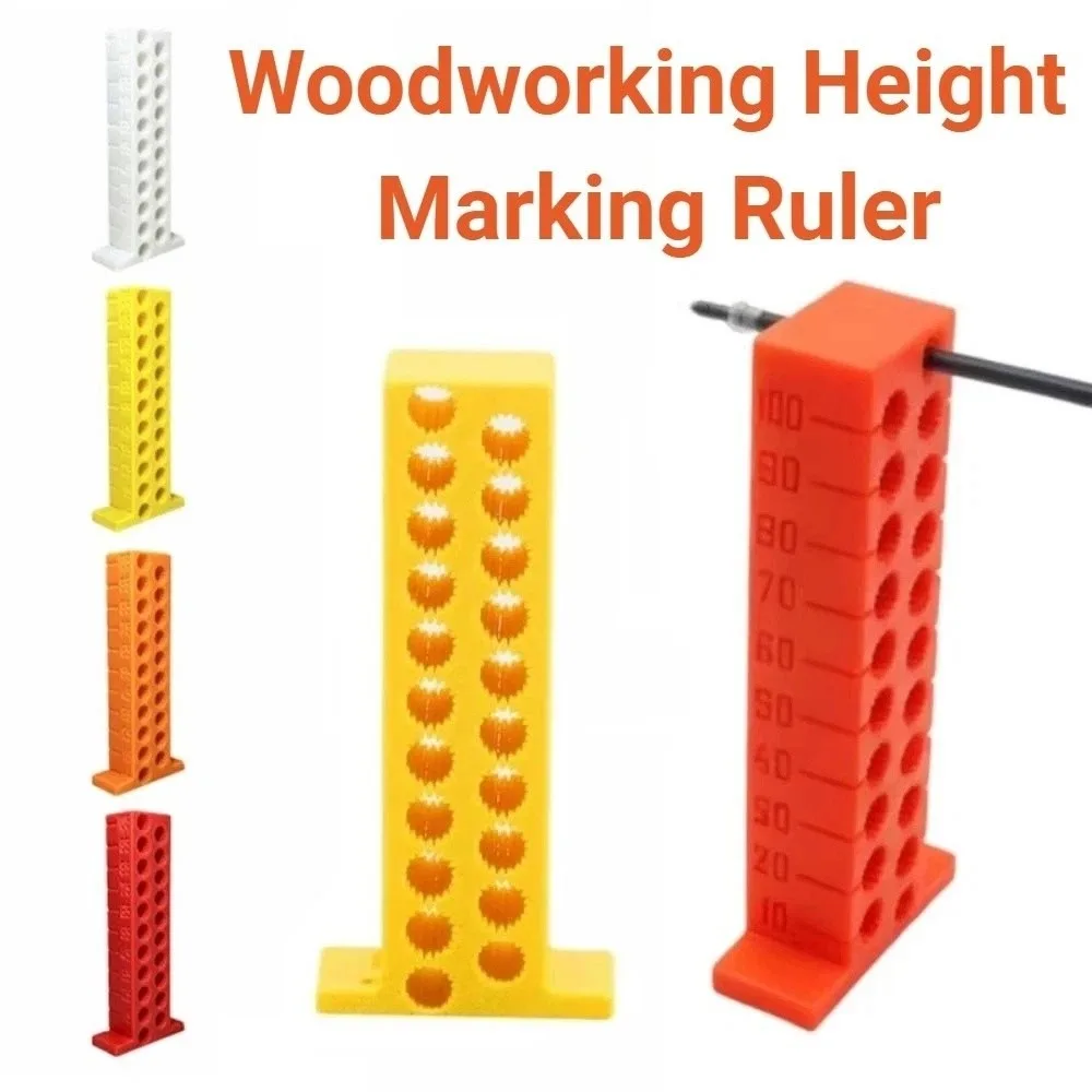 3D Printed Woodworking Measuring Tool 5-105mm Precision Height Marking Gauge Durable DIY Line Drawing Locator
