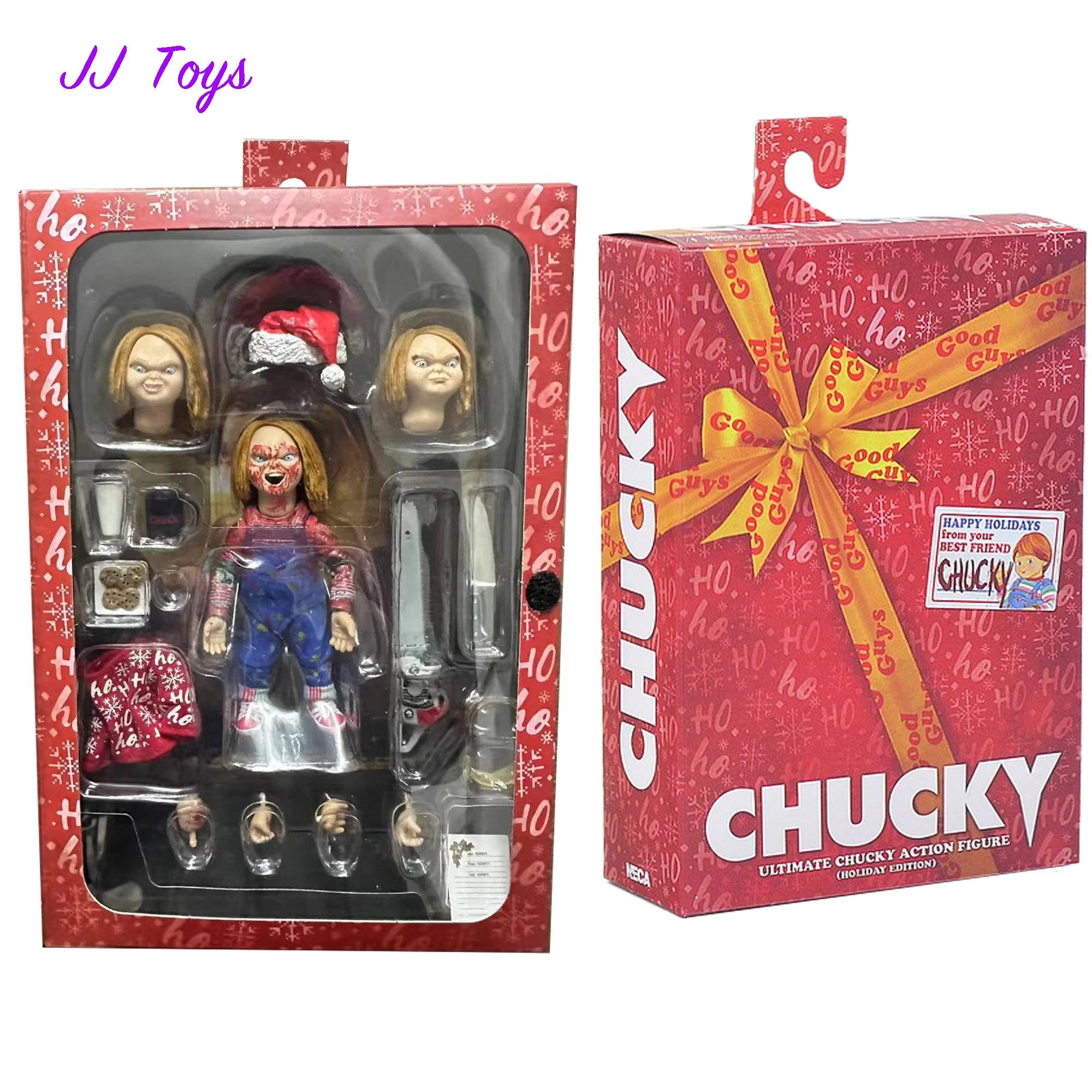 

12cm Chrismas Gift Child's Play Movie Figures Chrismas Chucky Action Figure Statue Model Doll Collection Toys Gifts