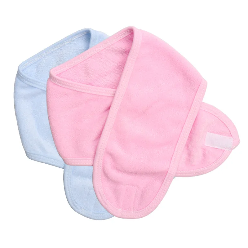 1 Pcs Makeup Hairband Eyelashes Extension Spa Facial Headband Makeup Towel with MagicTape Wrap Head Terry Cloth Headband Stretch image 4