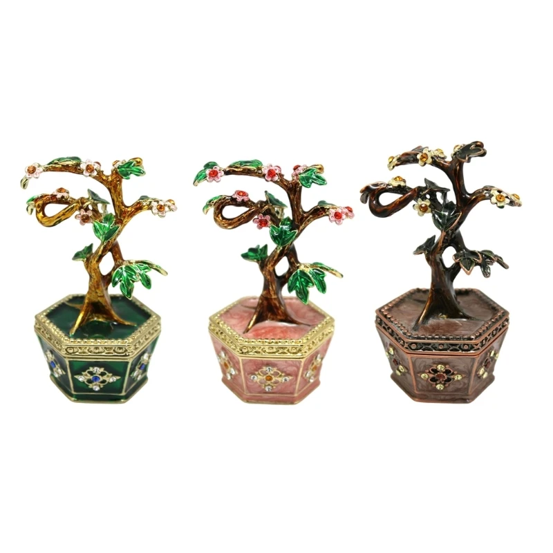 

Money Tree Box for Bedroom or Office Desk Decoration Jewelry 97QE