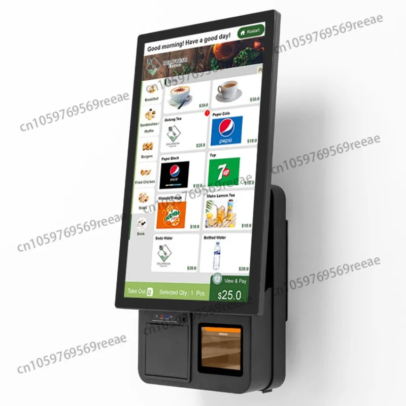 

Modular large screen can be matched with single screen and dual screen 23.8 inch wall-mounted desktop