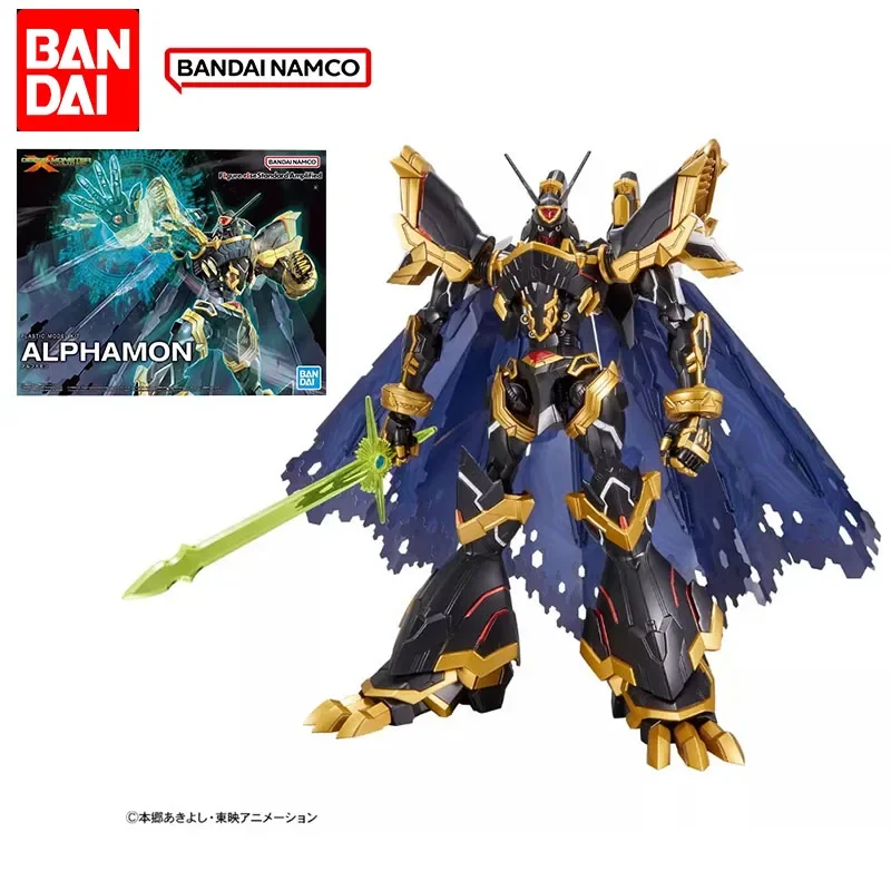 

В наличии оригинальная фигурка Bandai Rise DIGITAL MONSTER X-evolution Alphamon Anime Action Assbmely Модель Коллекция игрушек из ПВХ