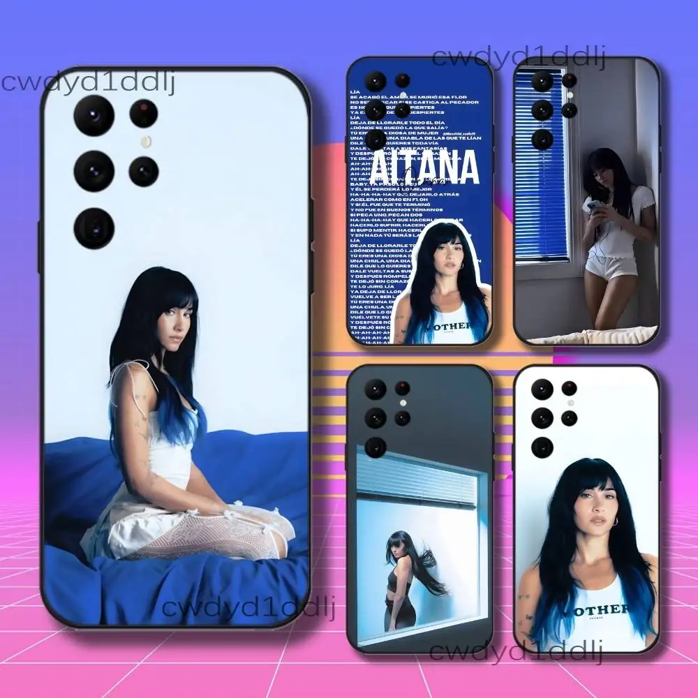 A-Aitana Ocana CUARTO AZUL Phone Case For Samsung S10,S21,FE,S21 ,S26,S25,S24,S23,Ultra,S9,S22,Plus Black Shockproof TPU