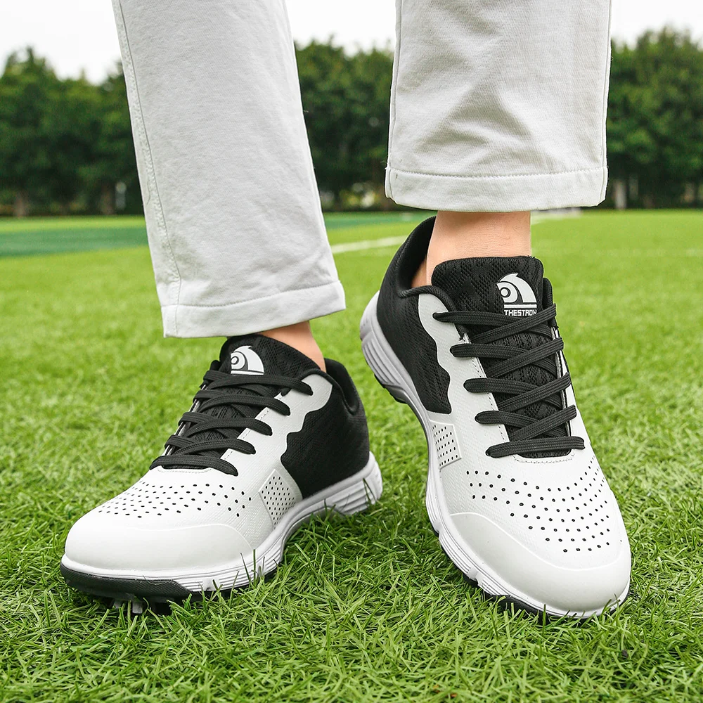 Scarpe da Golf professionali da uomo Outdoor antiscivolo Comfort Golf scarpe da allenamento da Golf da uomo scarpe da corsa grandi da uomo