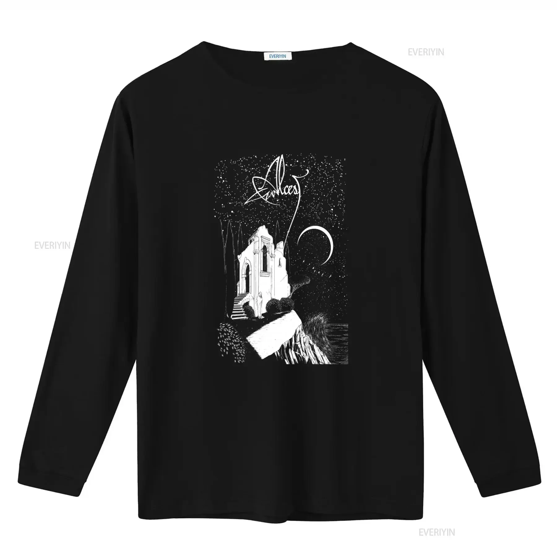 Authentic ALCEST Garden Slim Fit T Shirt S 2XL NEW Gothic Moonlit Ruins Design Unique Art Print for Men and Women vintage