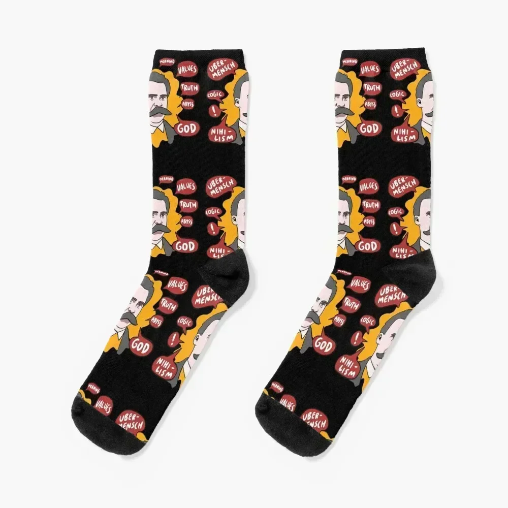 

Nietzsche Concepts Socks Running Non-slip heated Hiking boots Socks Man Women's