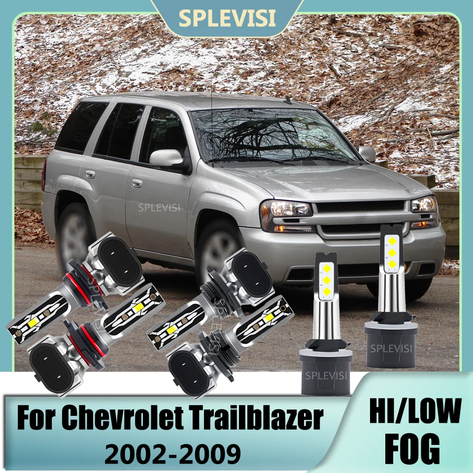 

Aviation aluminum heat dissipation Headlight Foglight For Chevrolet Trailblazer 2002 2003 2004 2005 2006 2007 2008 2009