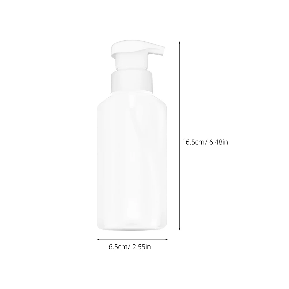 

2pcs 180ml Foaming Soap Dispenser Bottles Press Pump Travel Empty Liquid H Shampoo Body Wash Storage