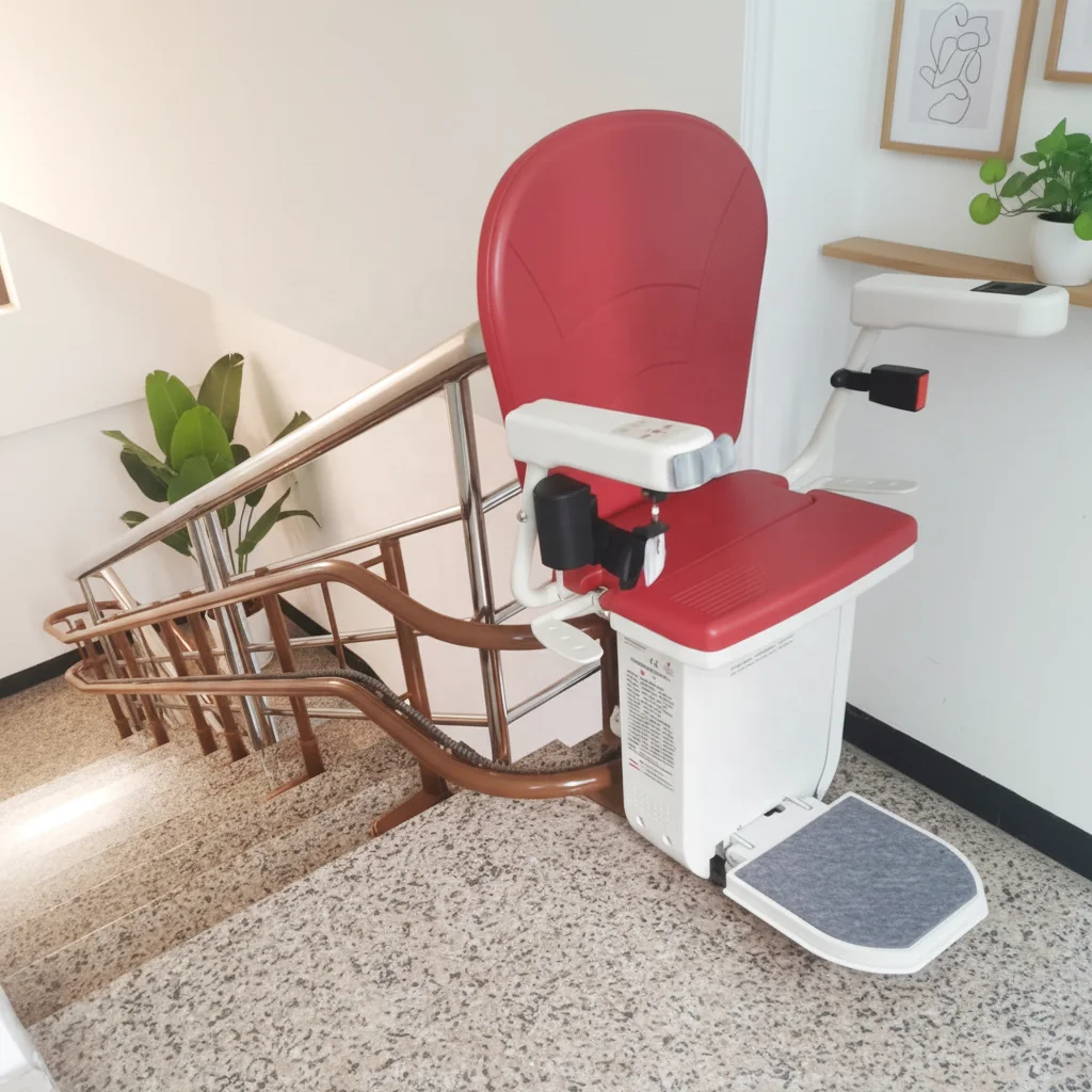 Home Hotel Villa Elderly Disabled Person Use Stairlifts Indoor Outdoor Electric Chair Lift For Stairs