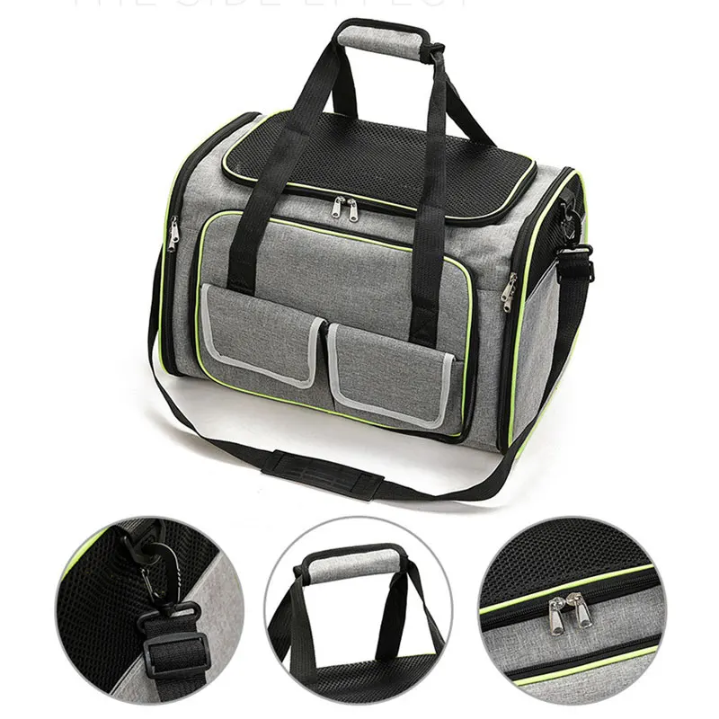 Dog Cat Carriers Bags Shoulder Bag Portable Pet Breathable Foldable Outgoing Travel Backpack Car Portable Transport Cat Bag Cage