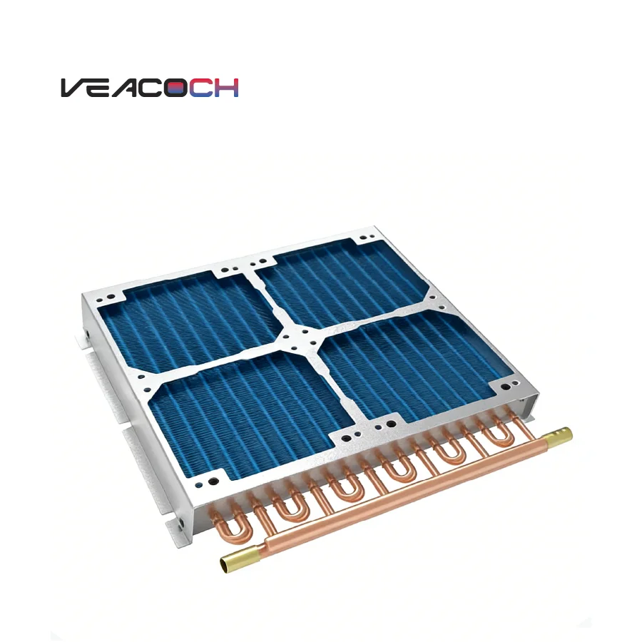 Copper Tube Evaporator Coil For Air Cooling Conditioner, High Efficiency & Corrosion Resistant For Refrigeration Cycle Systems