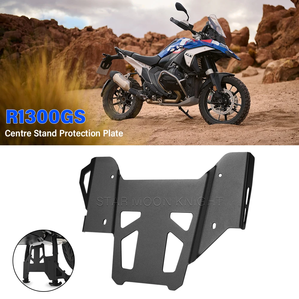 

R1300GS Motorcycle Center Stand Protection Plate Lower Engine Chassis Guard Extension For BMW R 1300 GS Trophy 2023- Accessories