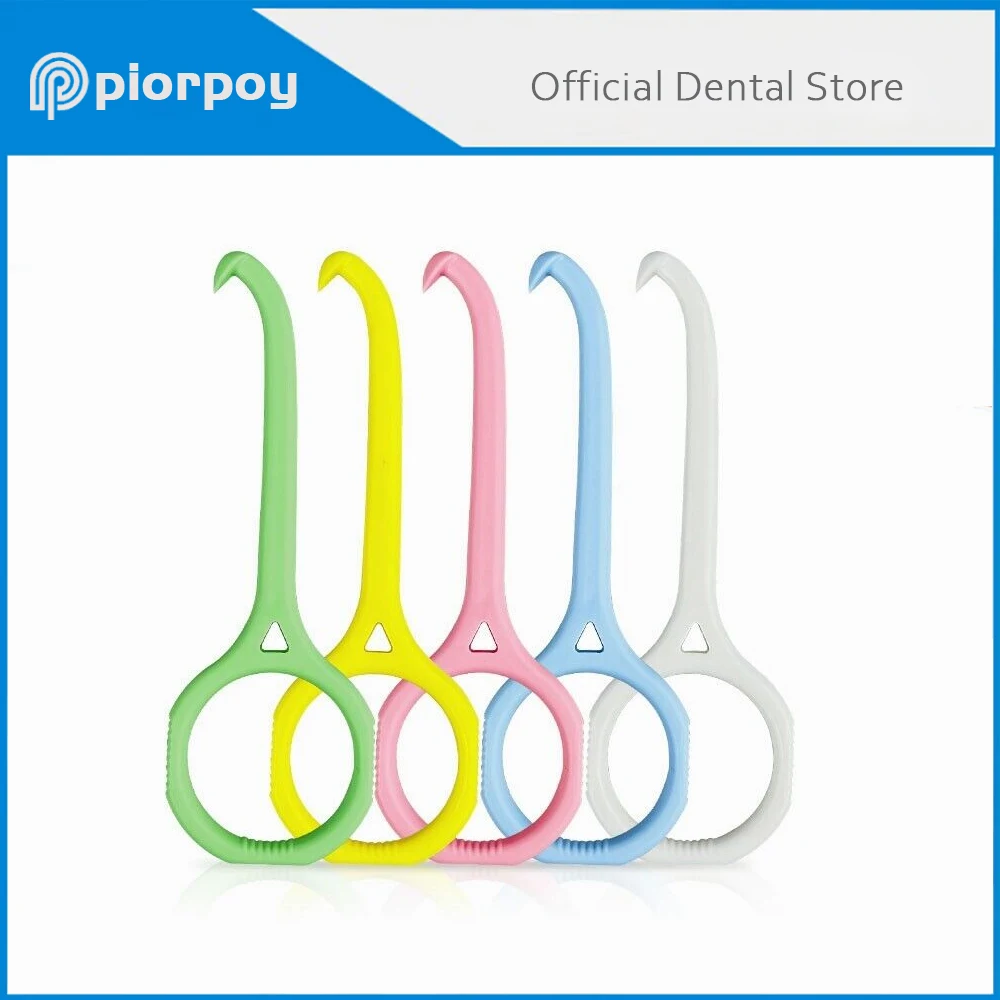 PIORPOY 10Pcs Dental Aligner Removal Tool Orthodontic Invisible Braces Retainer Extractor Tooth Hook Colorful Dentistry Products