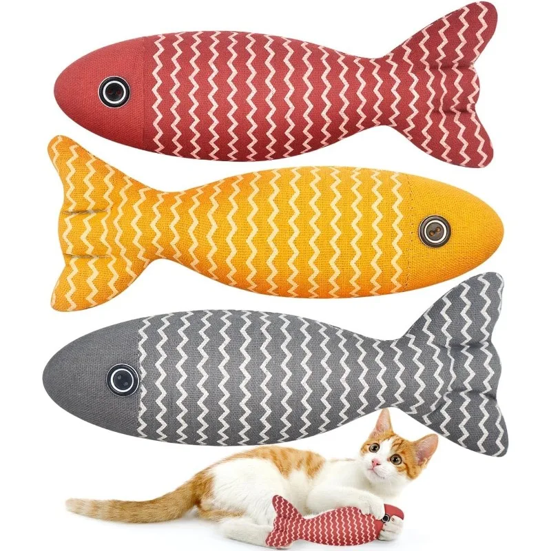 Cat Toys Catnip Seafood Fish Self-entertainment Molar Teething Anti-bite Cat Amusement Artifact Kitten Pet Supplies